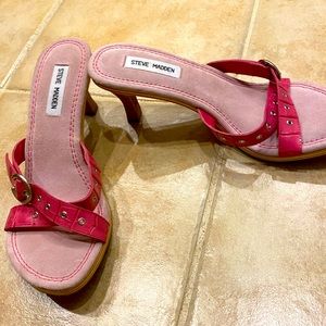 Pink Vintage Steve Madden Kitten Heel